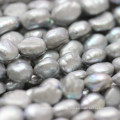 10-11mm Gray Biwa Freshwater Pearl Strands Necklace, E190015